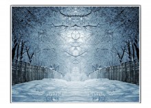 Winter lanscape - 66 x 50 cm