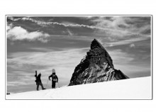 Ascension du Mont Cervin - 88 x 50 cm