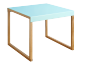 Table basse KARMA Bleu Carré